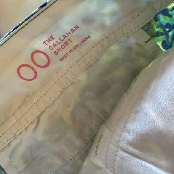 Lilly Pulitzer Shorts Womens 00 Blue Green Callahan Short Floral Print Resort - Picture 9 of 10